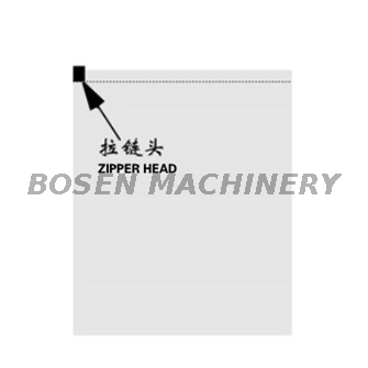 BS-ZIP-A 지퍼 잠금 가방 만들기 기계